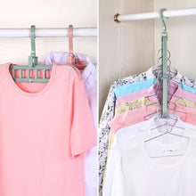 Clothes organization hanger hooks for wardrobe and balcony use.