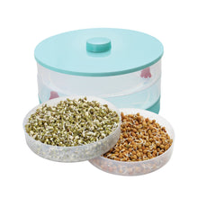 Ganesh sprout maker bean bowl, 1800 ml, shown from multiple angles.