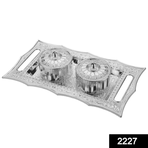 Serving tray with SKU code and elegant design.