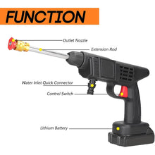 48v Double Battery Car  Washer Gun With 21v Charger