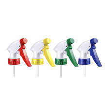 Replacement spray bottle nozzle with trigger, plastic, includes pipe for consistent spray.