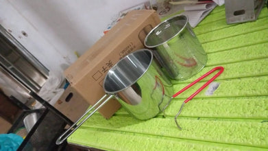 Small Deep Frying Pot With Strainer Basket (2 Pc Set)