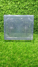 Transparent storage container with a secure lid, ideal for organizing and storing household items.