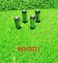 Set of stainless steel stove legs for LPG use.