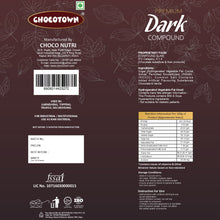 Dark Compound 500gm | Chocotown Dark Choco Slab