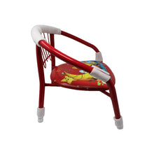 1257 Multicolor Cartoon Design Baby Chair With Metal Backrest Frame  Sound Seated Soft Cushion For Kids  Toddlers (Moq - 4 Pcs)