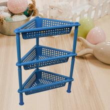 2812 Triangle Storage Plastic 3-tier  Rack Shelf For Kitchen Living Room Bathroom Office