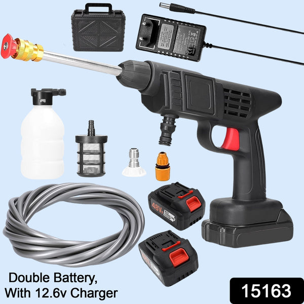 48v Double Battery Car  Washer Gun With 12.6v Charger