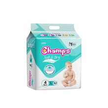 0958 Champs Soft And Dry Baby Diaper Pants  62 Pcs (Large Size)