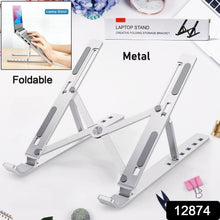 Laptop Stand for Desk | Metal Portable Laptop Stand, with 6 Adjustable Angles | Laptop Riser, Phone, and Tablet Stand | Compatible for All Laptop