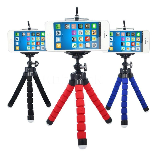 0266 Portable Mini Octopus Tripod Stand With Phone Holder For Live Selfie Mobile Phone Portable And Adjustable Stent