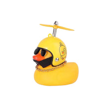 Beautiful Duck Car Ornaments Duck Bicycle Bell With Propeller Helmet (1 Pc  Mix Design)