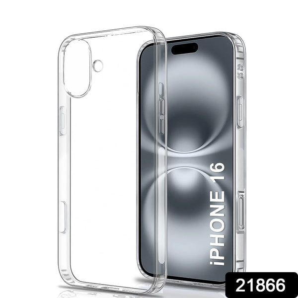 Transparent Hard Case For Iphone 16 Case (1 Pc)